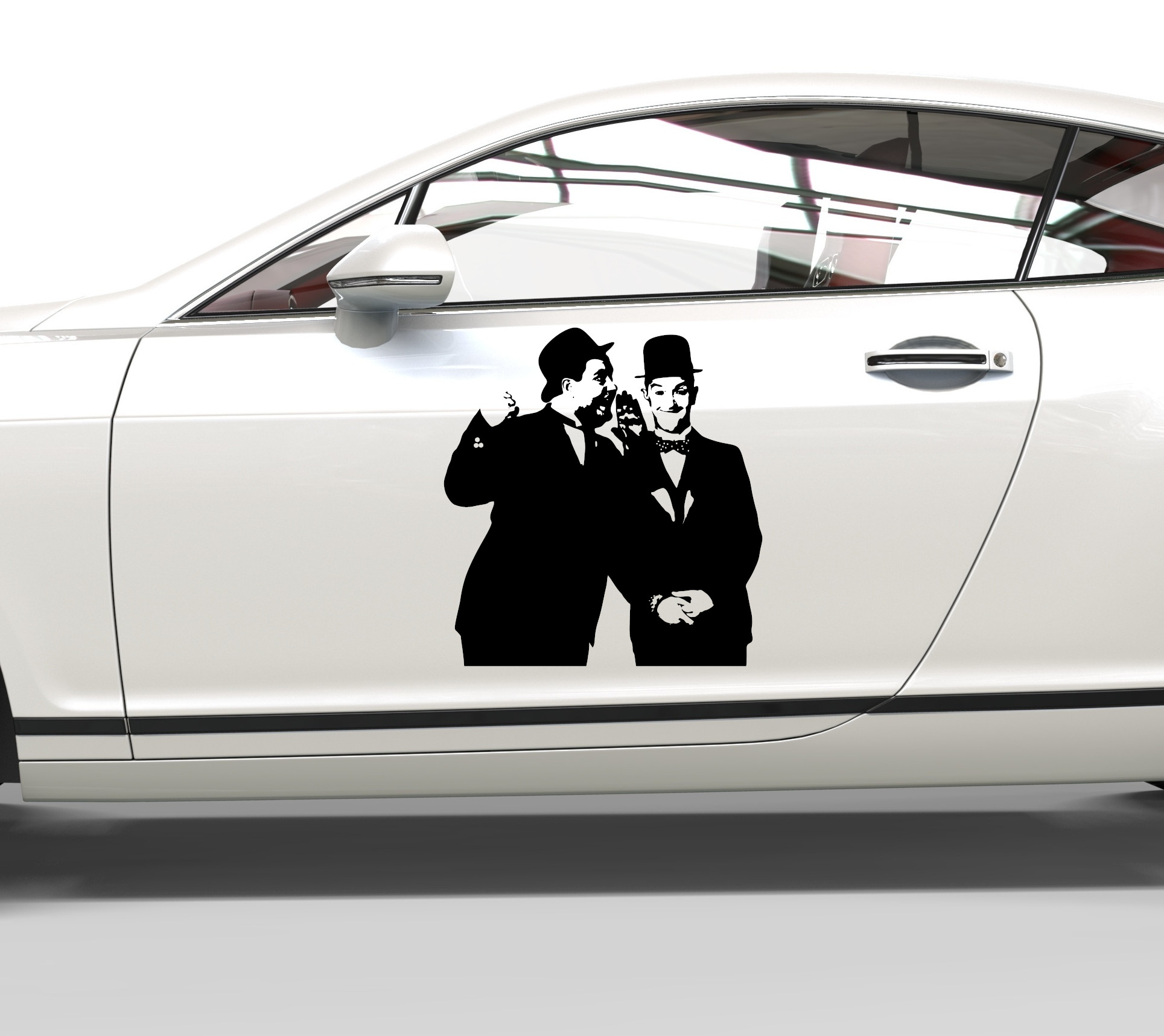 als Fahrzeugaufkleber -für unterwegs 